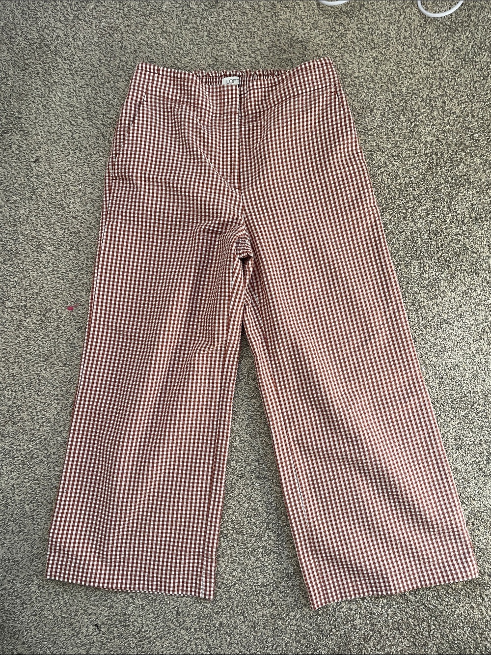 LOFT gingham pants